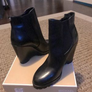 COPY - Michael kors wedge black shoes
